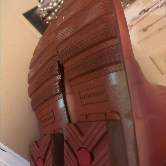 Hunter Iridescent Pink Tall Rain Boots - Picture 6 of 6